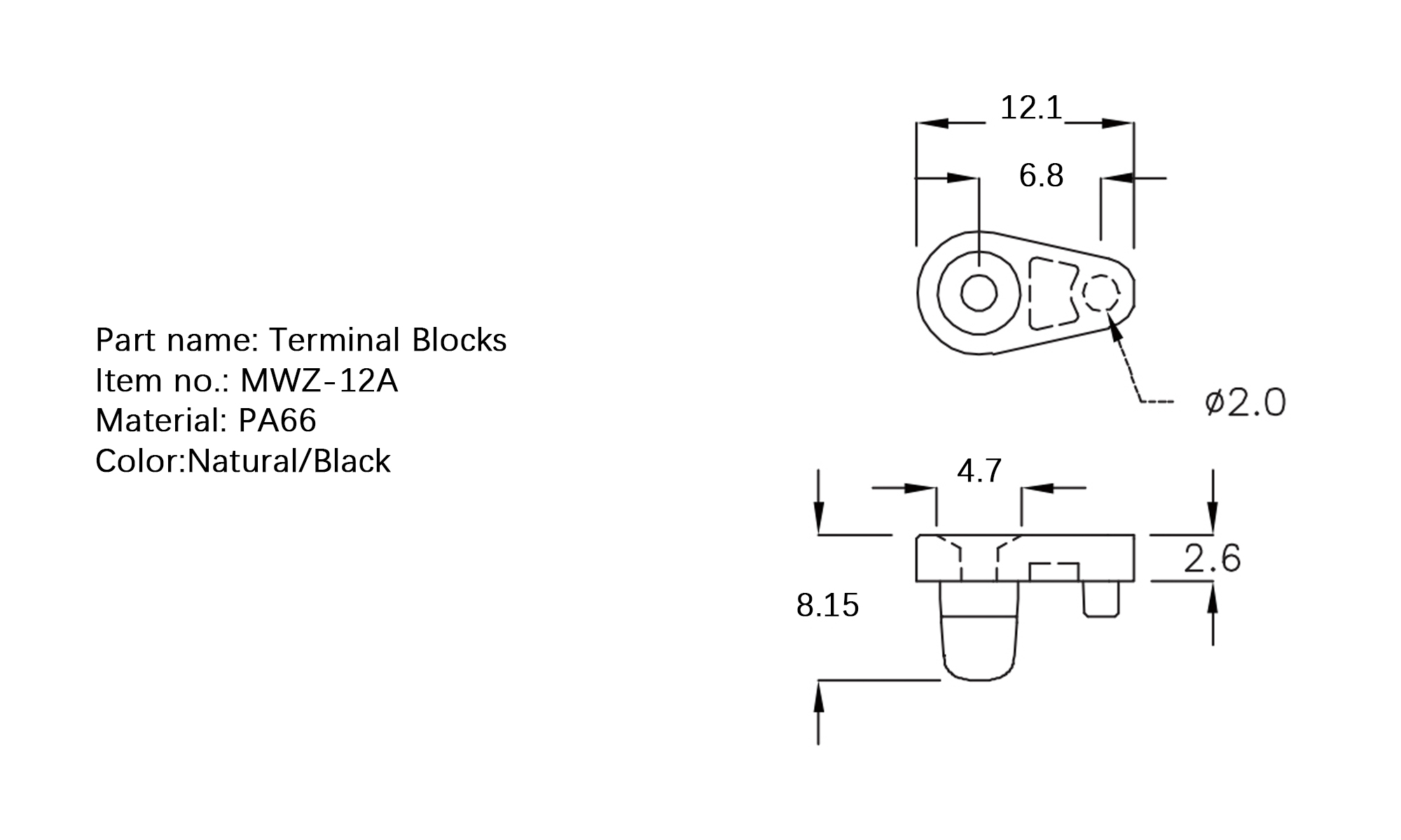 Terminal Blocks MWZ-12A